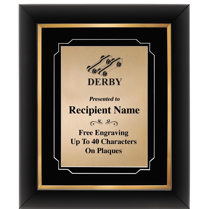 10"Wx12"H GOLD DECOR FRAME PLQ