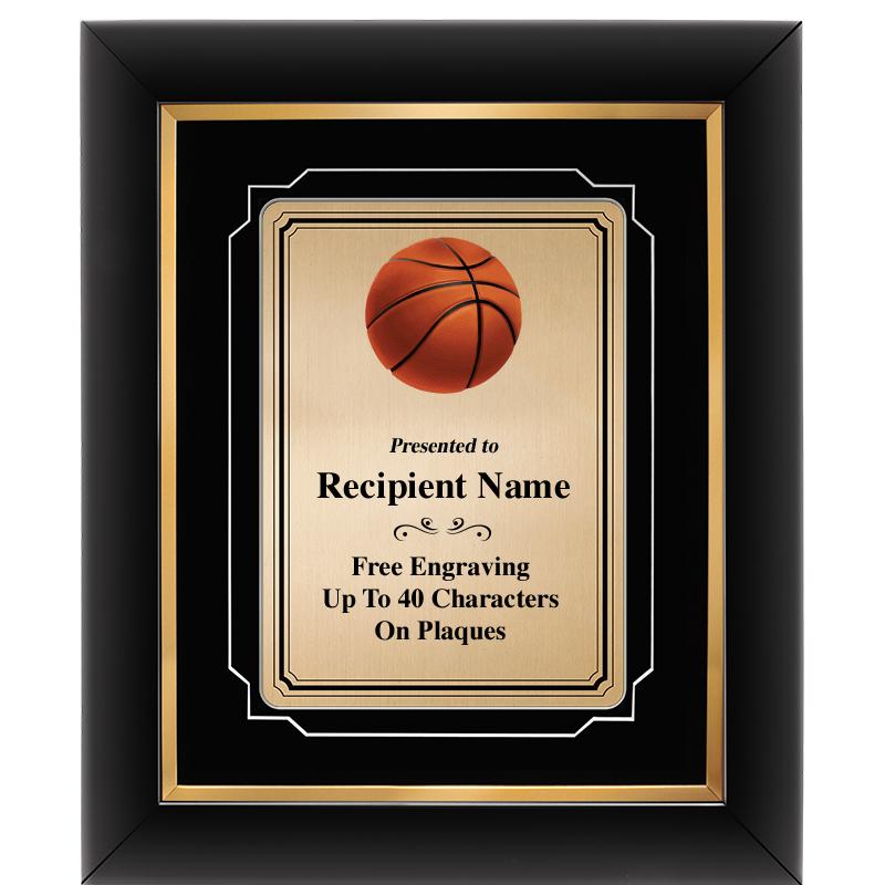 10x12 GOLD METAL PLT DECOR FRM