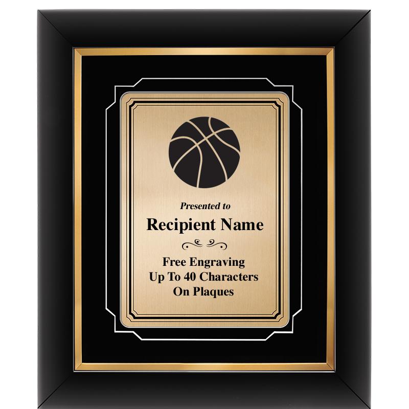 10x12 GOLD METAL PLT DECOR FRM