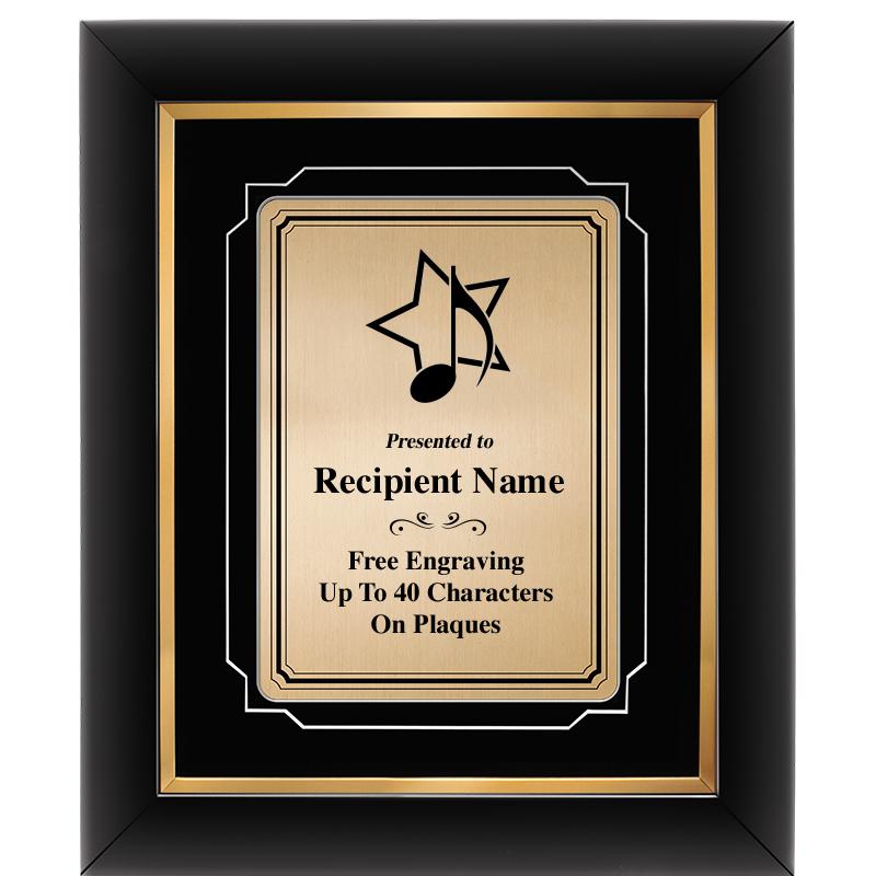 10x12 GOLD METAL PLT DECOR FRM