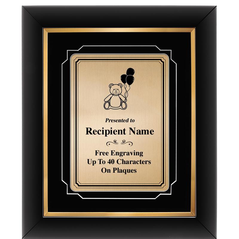 10x12 GOLD METAL PLT DECOR FRM