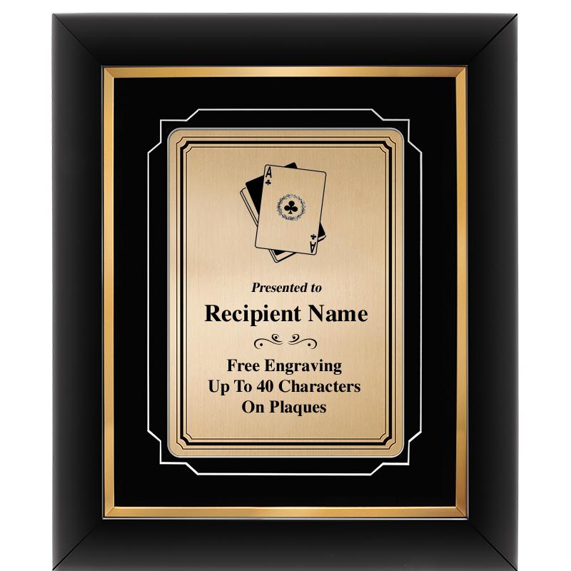 10x12 GOLD METAL PLT DECOR FRM