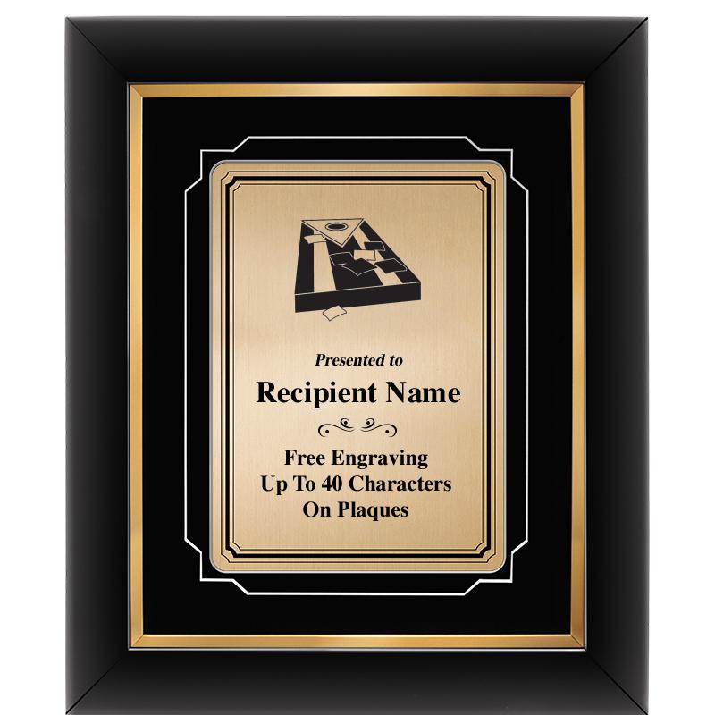 10x12 GOLD METAL PLT DECOR FRM