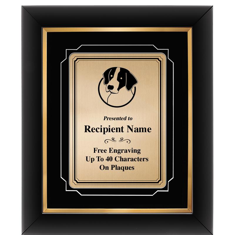 10x12 GOLD METAL PLT DECOR FRM