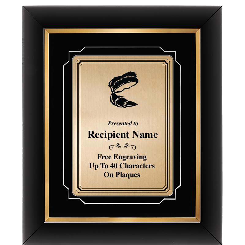 10x12 GOLD METAL PLT DECOR FRM