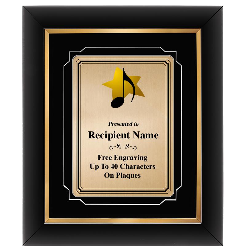 10x12 GOLD METAL PLT DECOR FRM