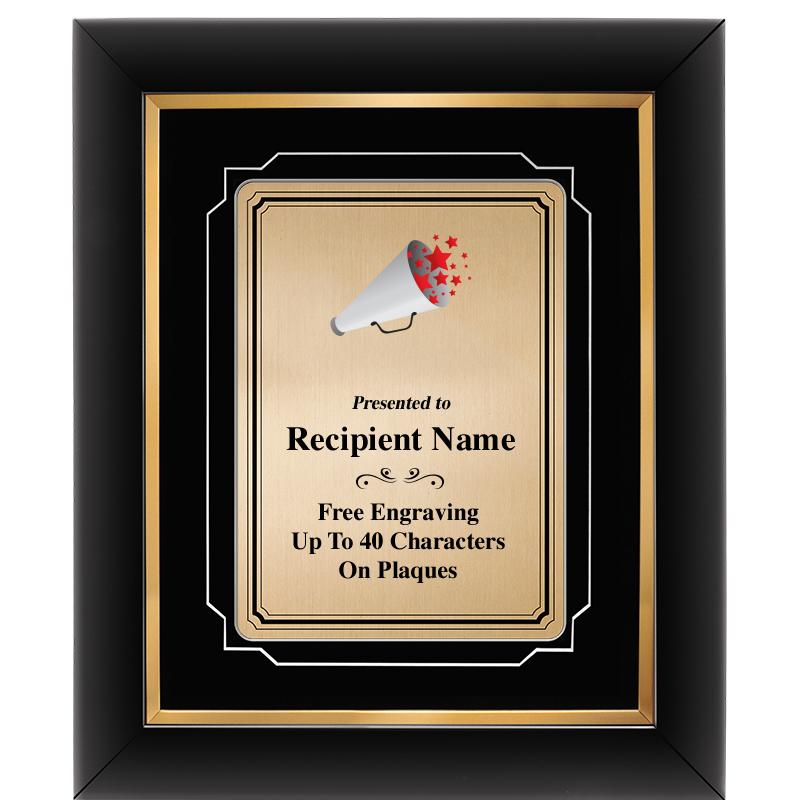 10x12 GOLD METAL PLT DECOR FRM