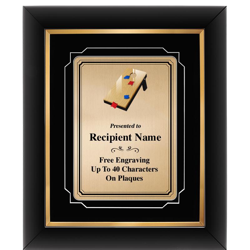 10x12 GOLD METAL PLT DECOR FRM