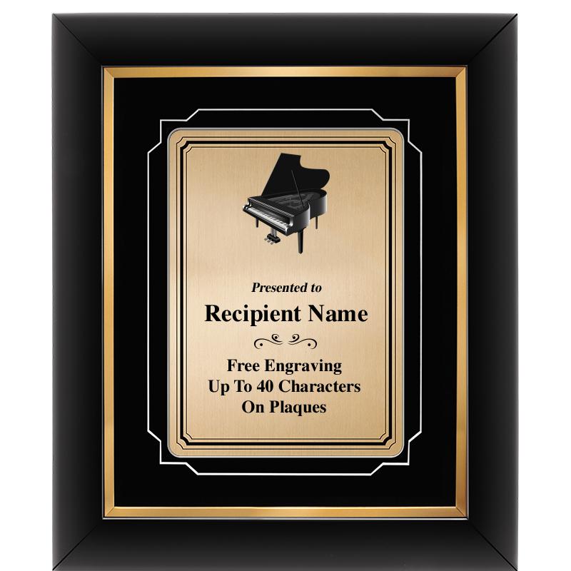 10x12 GOLD METAL PLT DECOR FRM