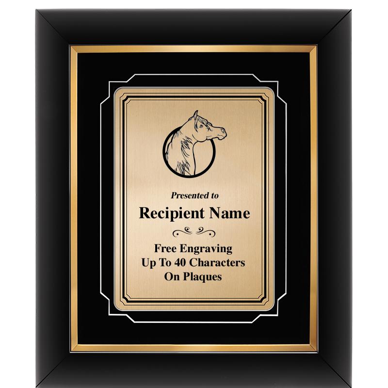 10x12 GOLD METAL PLT DECOR FRM