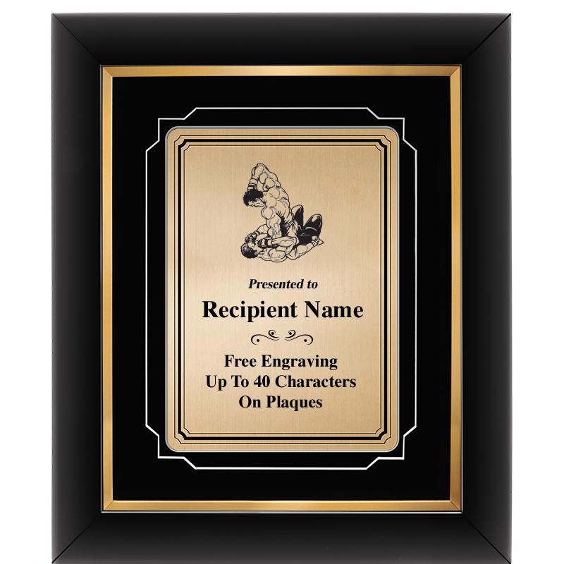 10x12 GOLD METAL PLT DECOR FRM