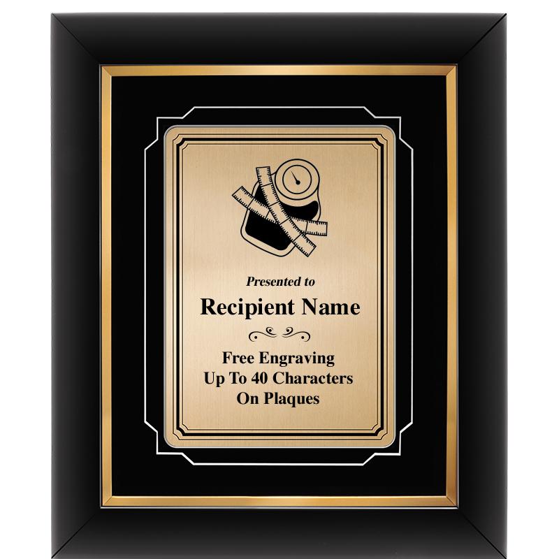 10x12 GOLD METAL PLT DECOR FRM