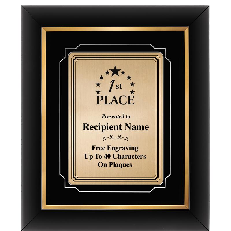 10x12 GOLD METAL PLT DECOR FRM