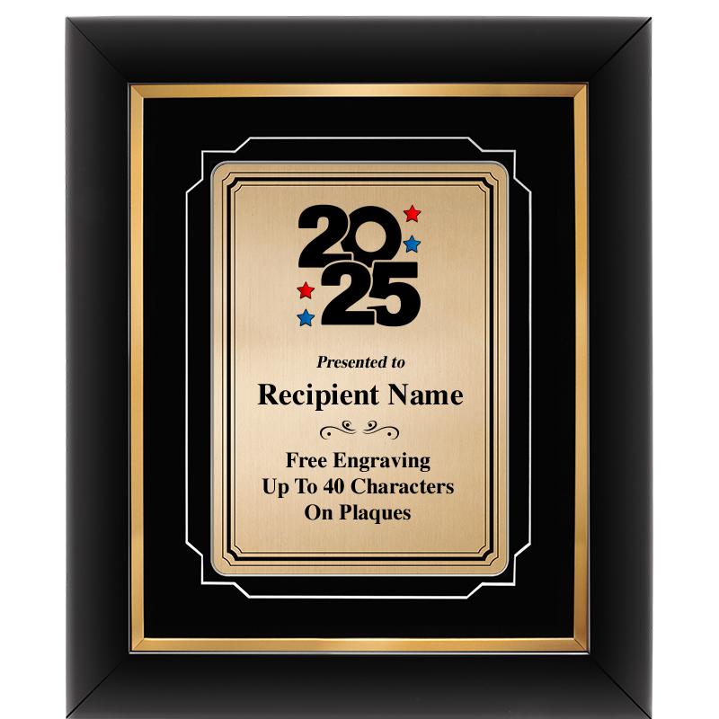 10x12 GOLD METAL PLT DECOR FRM