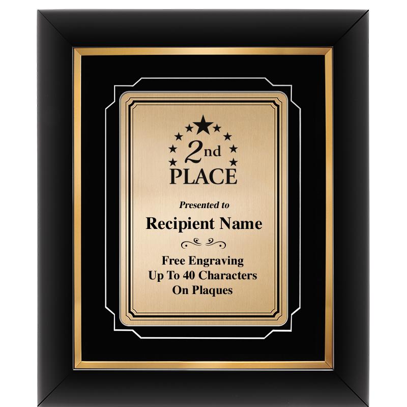 10x12 GOLD METAL PLT DECOR FRM