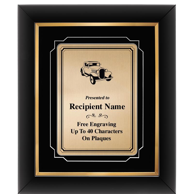 10x12 GOLD METAL PLT DECOR FRM