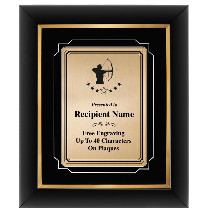 10x12 GOLD METAL PLT DECOR FRM