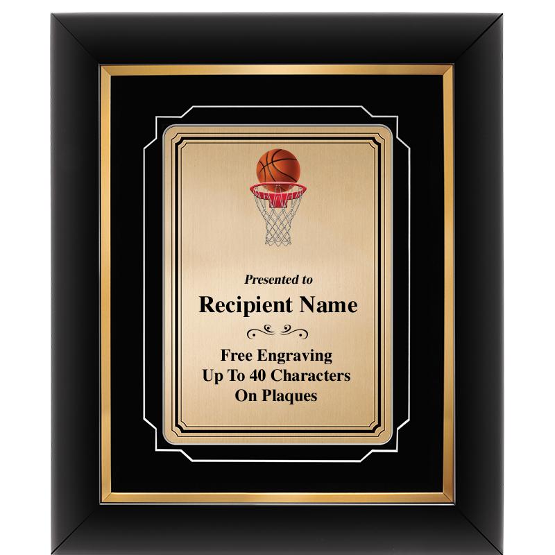 10x12 GOLD METAL PLT DECOR FRM