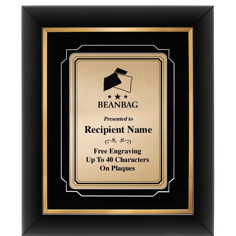 10x12 GOLD METAL PLT DECOR FRM