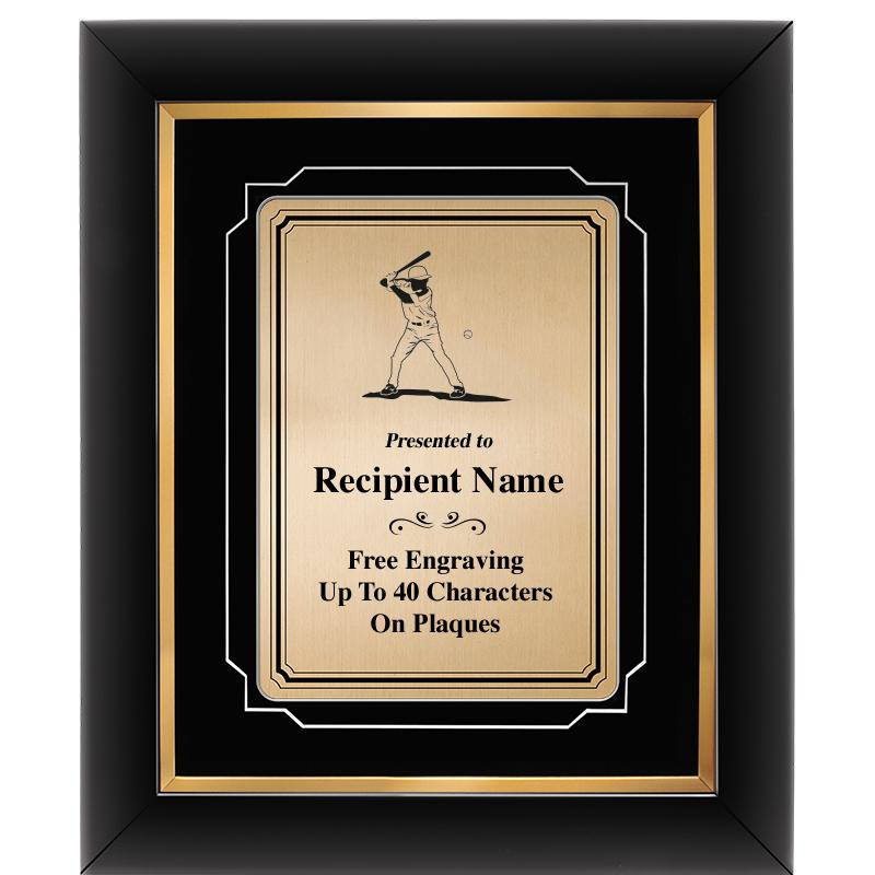 10x12 GOLD METAL PLT DECOR FRM