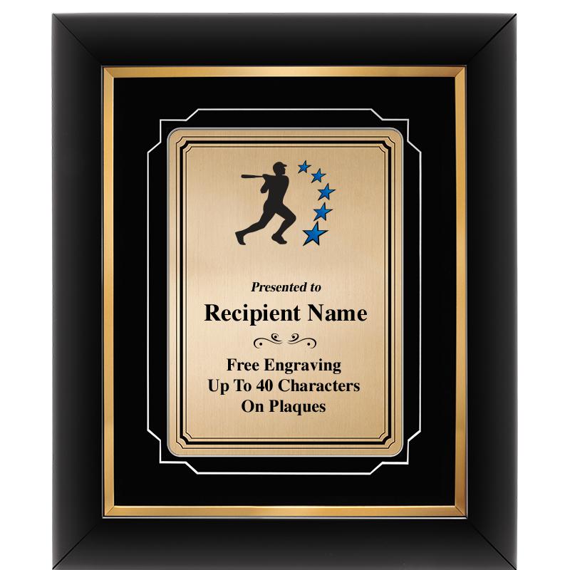 10x12 GOLD METAL PLT DECOR FRM