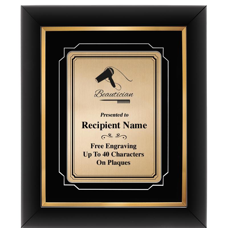 10x12 GOLD METAL PLT DECOR FRM