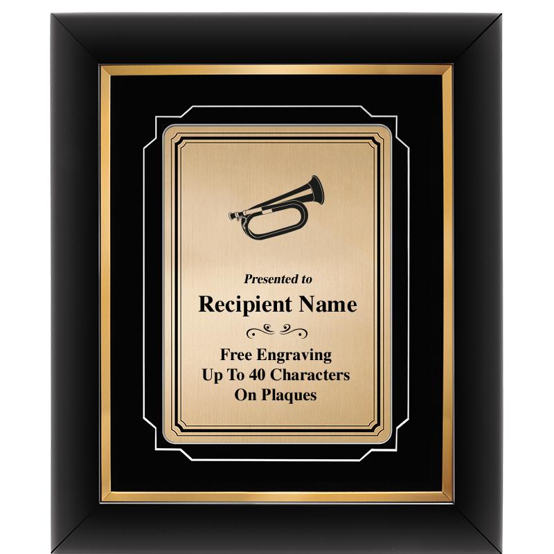 10x12 GOLD METAL PLT DECOR FRM