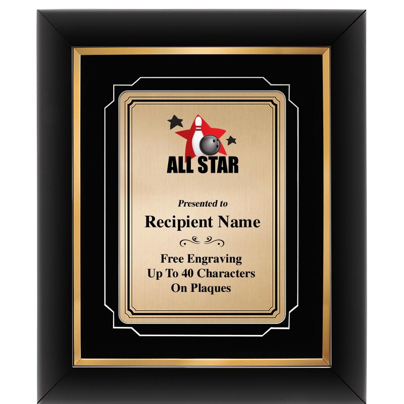 10x12 GOLD METAL PLT DECOR FRM