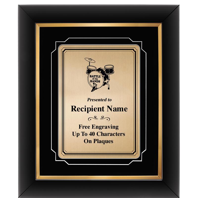 10x12 GOLD METAL PLT DECOR FRM