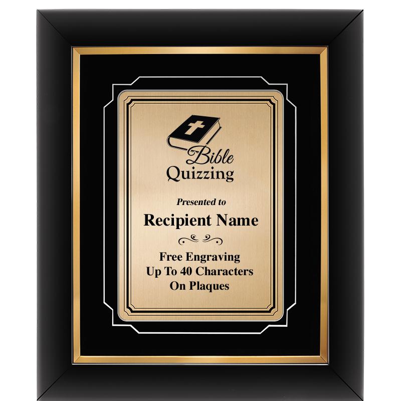 10x12 GOLD METAL PLT DECOR FRM