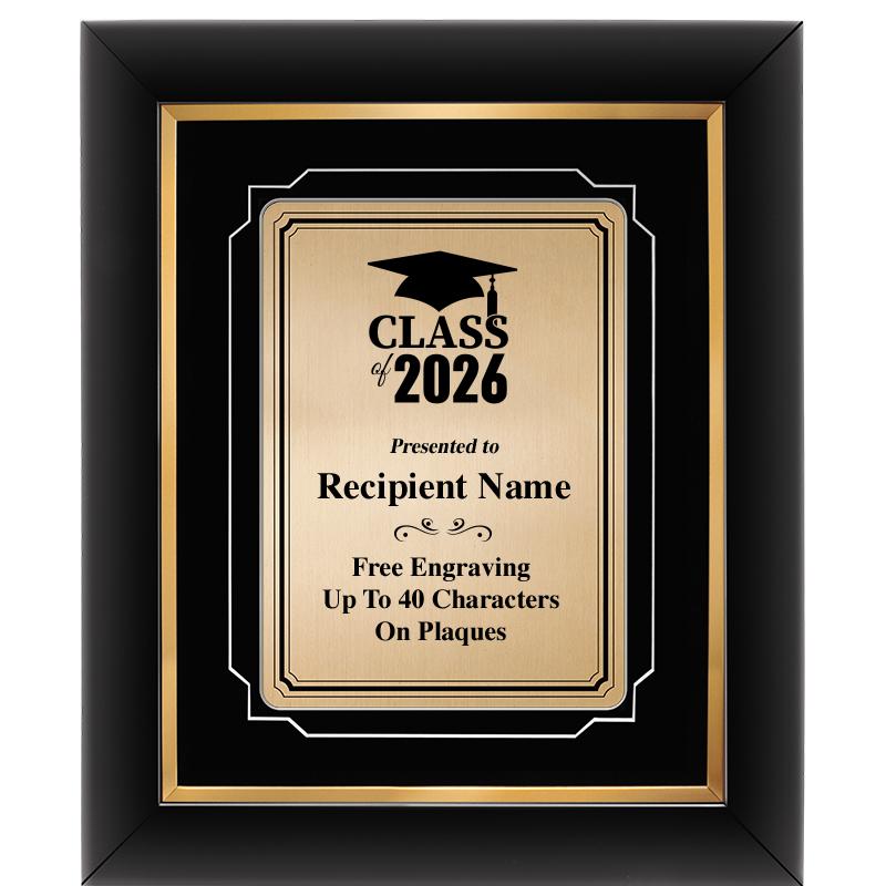 10x12 GOLD METAL PLT DECOR FRM