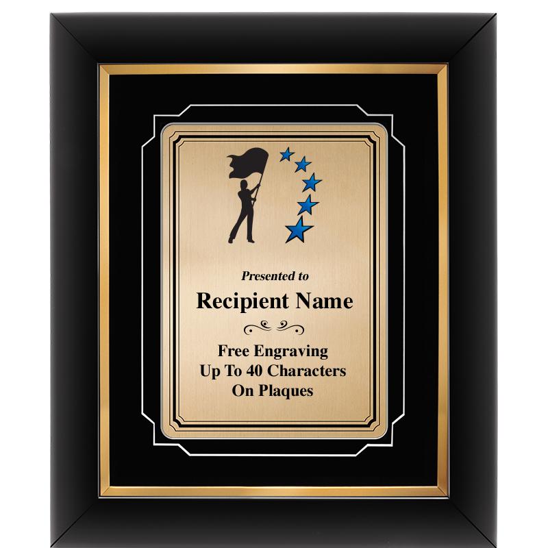 10x12 GOLD METAL PLT DECOR FRM