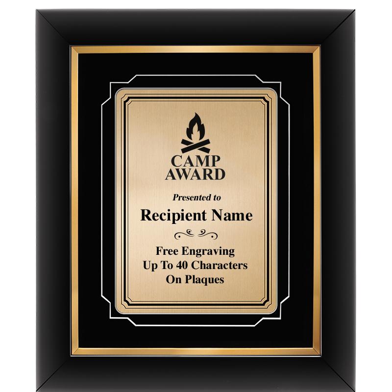 10x12 GOLD METAL PLT DECOR FRM