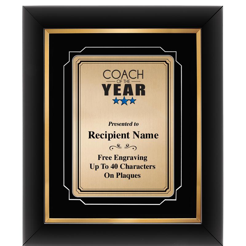 10x12 GOLD METAL PLT DECOR FRM