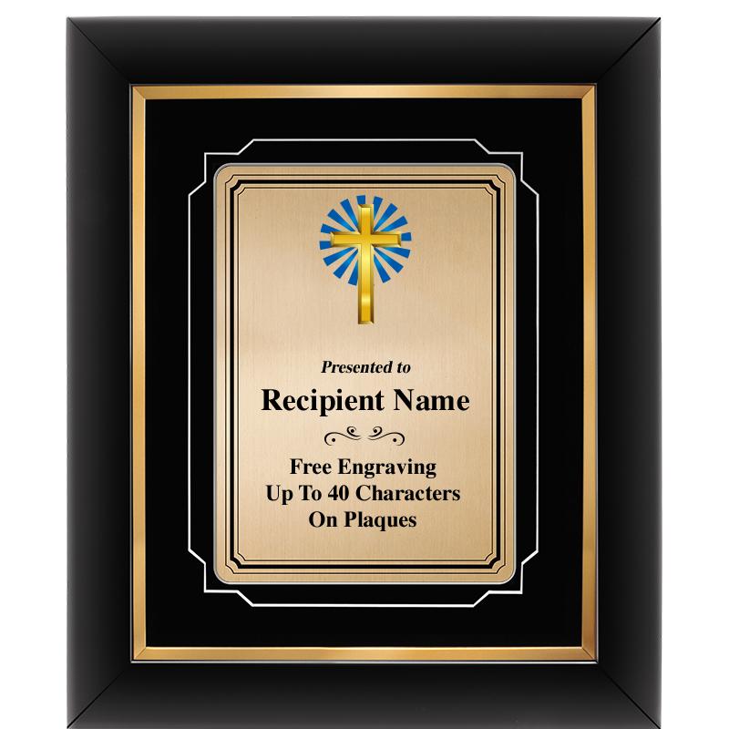 10x12 GOLD METAL PLT DECOR FRM