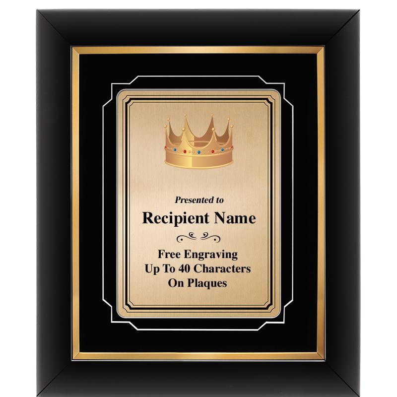 10x12 GOLD METAL PLT DECOR FRM