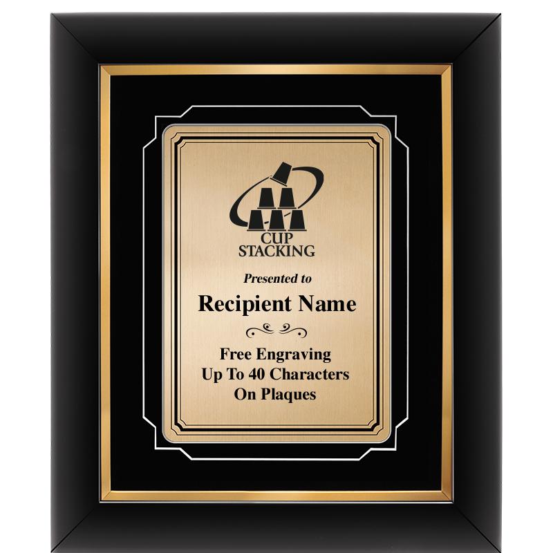 10x12 GOLD METAL PLT DECOR FRM