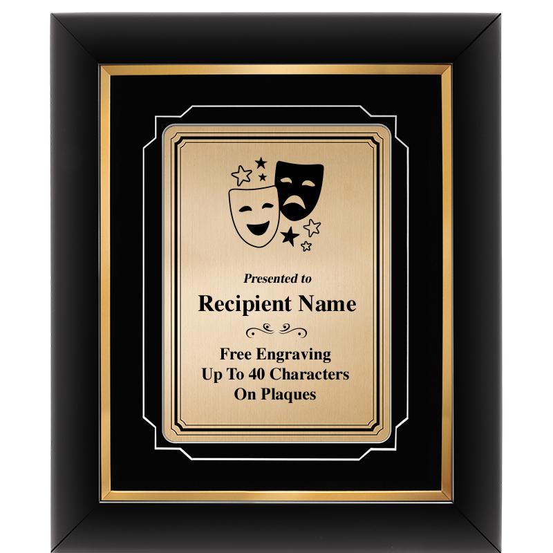 10x12 GOLD METAL PLT DECOR FRM