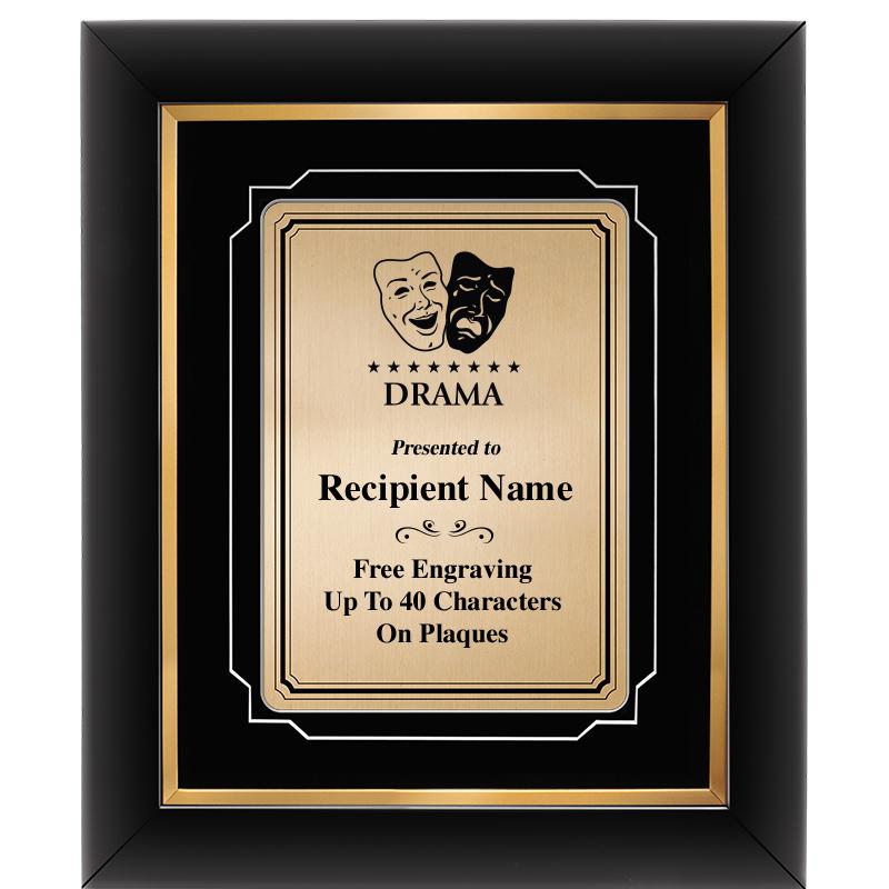 10x12 GOLD METAL PLT DECOR FRM