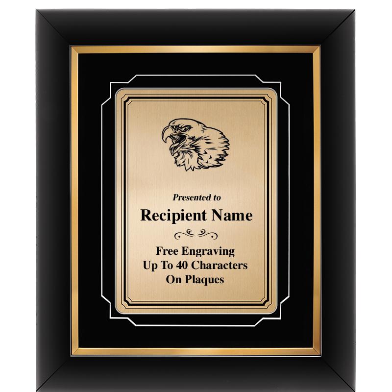 10x12 GOLD METAL PLT DECOR FRM