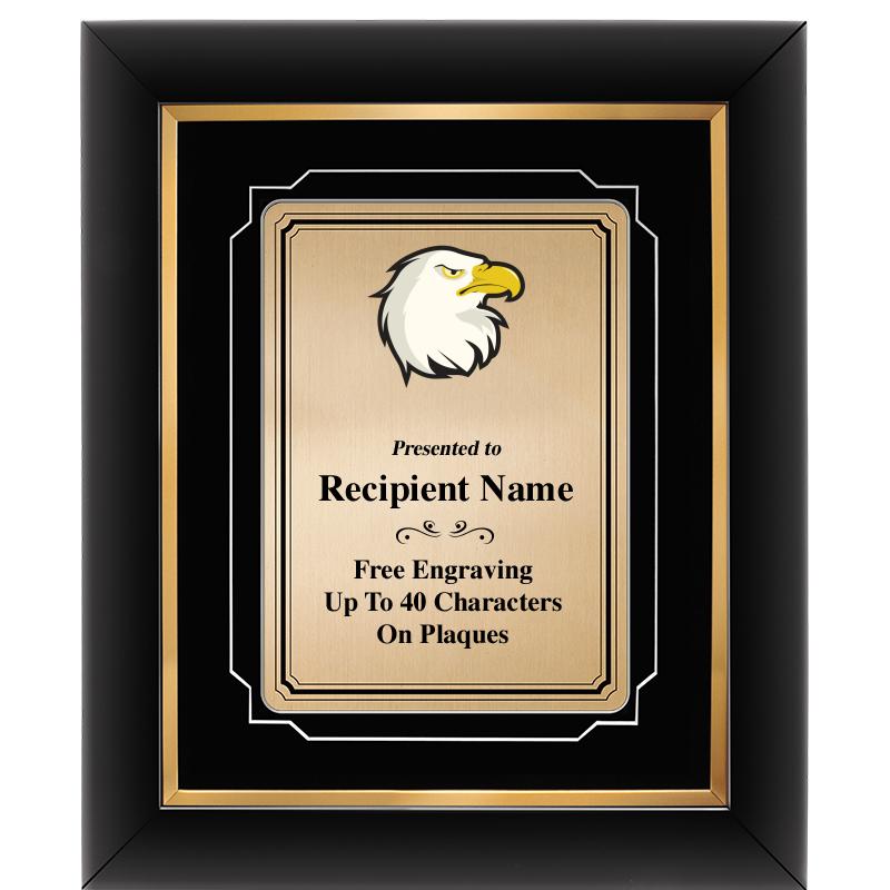 10x12 GOLD METAL PLT DECOR FRM