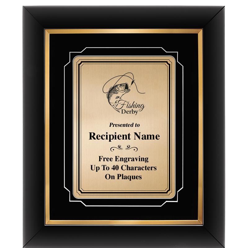 10x12 GOLD METAL PLT DECOR FRM