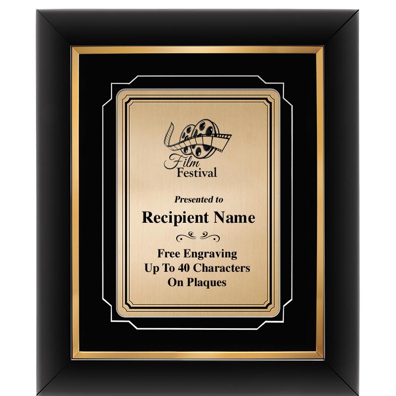 10x12 GOLD METAL PLT DECOR FRM