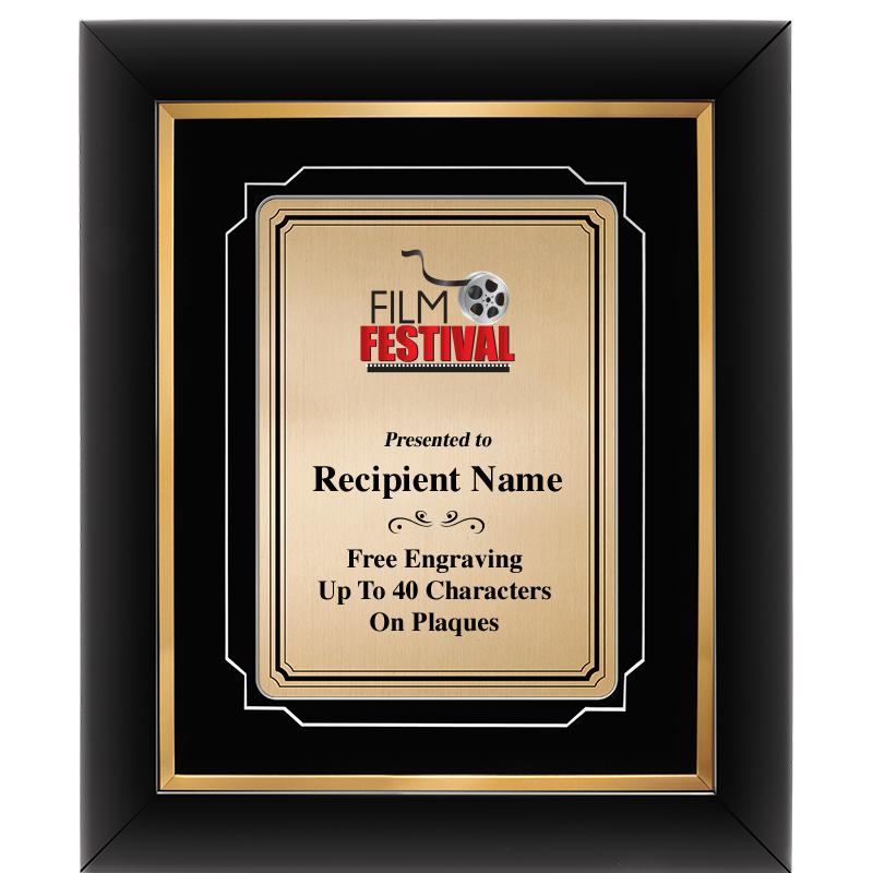 10x12 GOLD METAL PLT DECOR FRM