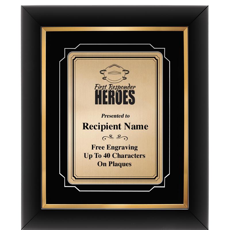 10x12 GOLD METAL PLT DECOR FRM