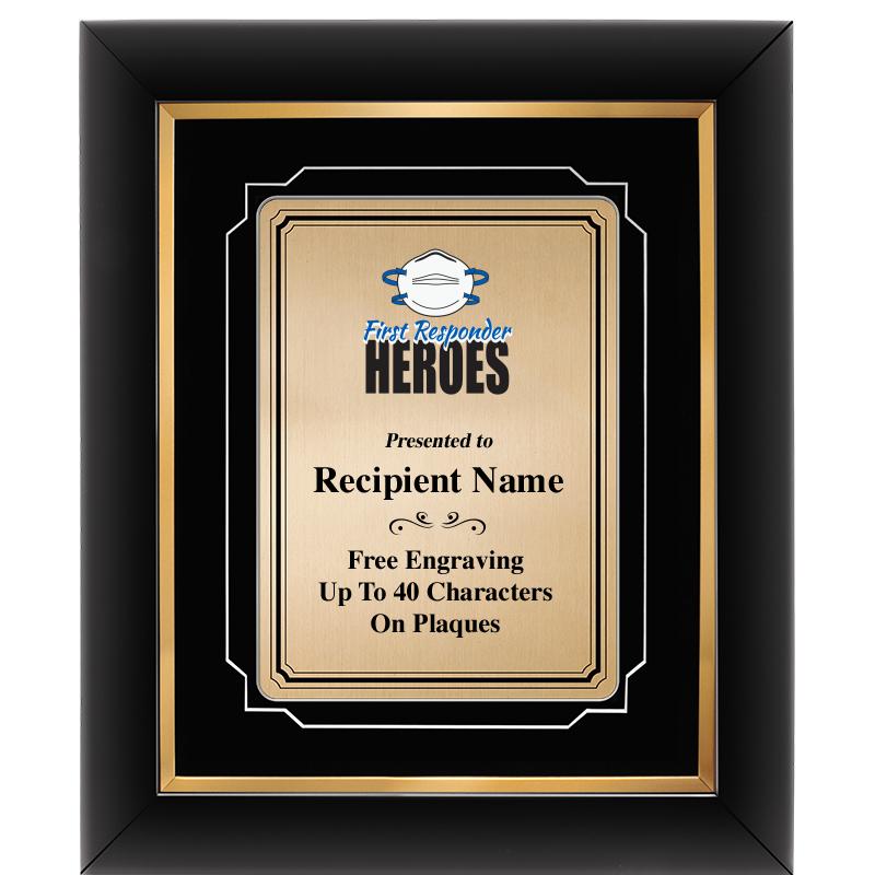 10x12 GOLD METAL PLT DECOR FRM