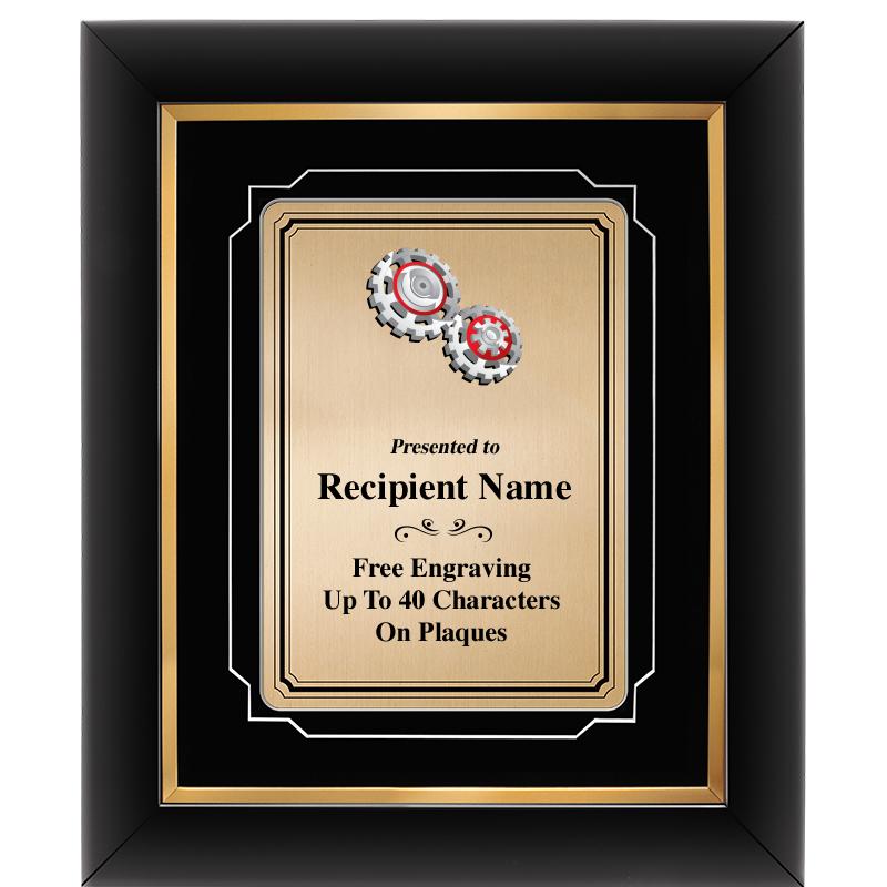 10x12 GOLD METAL PLT DECOR FRM