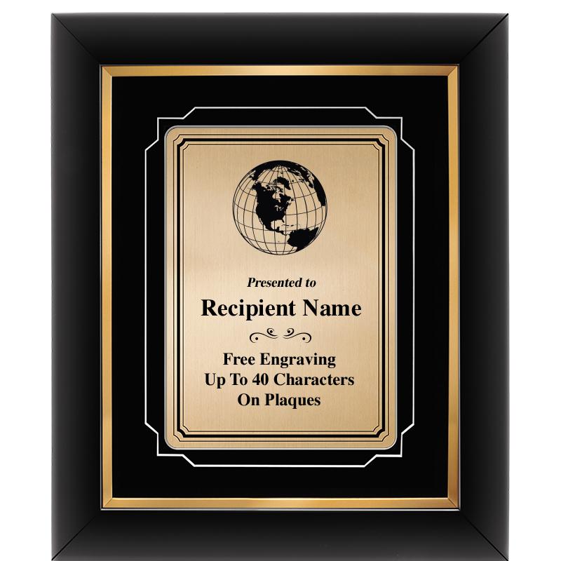 10x12 GOLD METAL PLT DECOR FRM