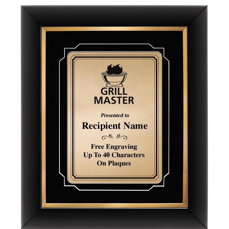 10x12 GOLD METAL PLT DECOR FRM