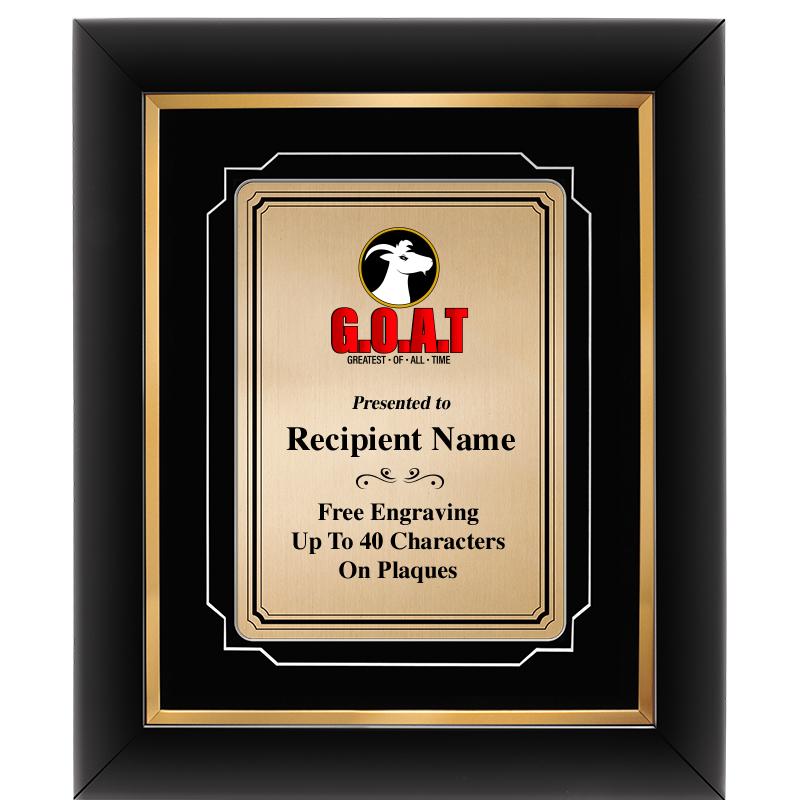 10x12 GOLD METAL PLT DECOR FRM